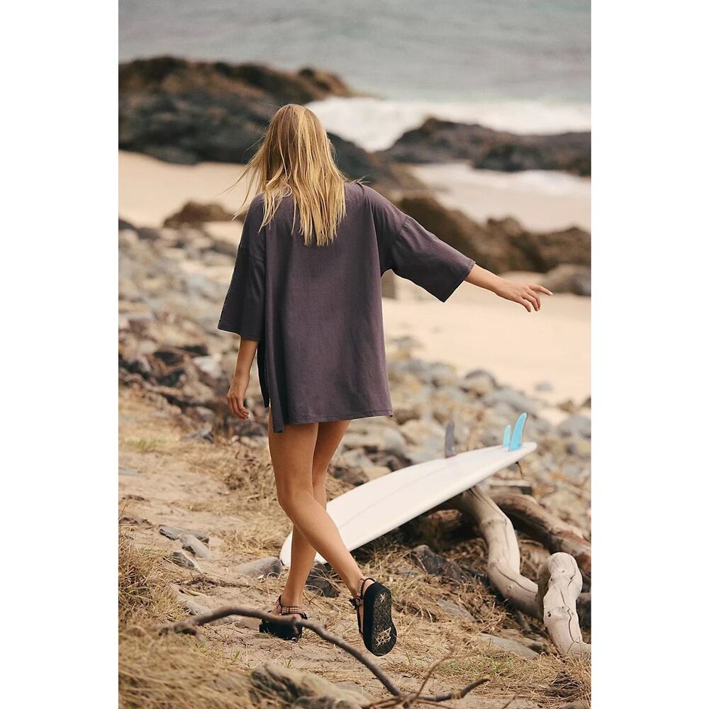 Free People Movement Throw Over Tunic Gunmetal XS - Picture 3 of 3